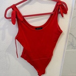 Red Women's Bodysuit